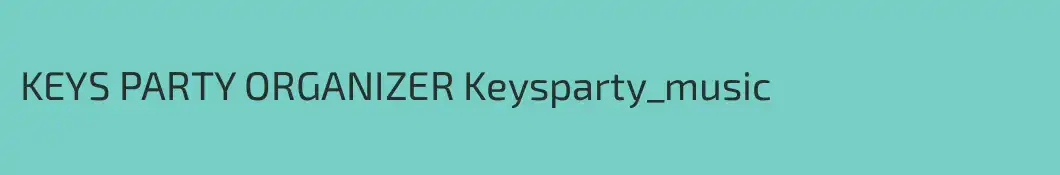 KEYS PARTY ORGANIZER Keysparty_music